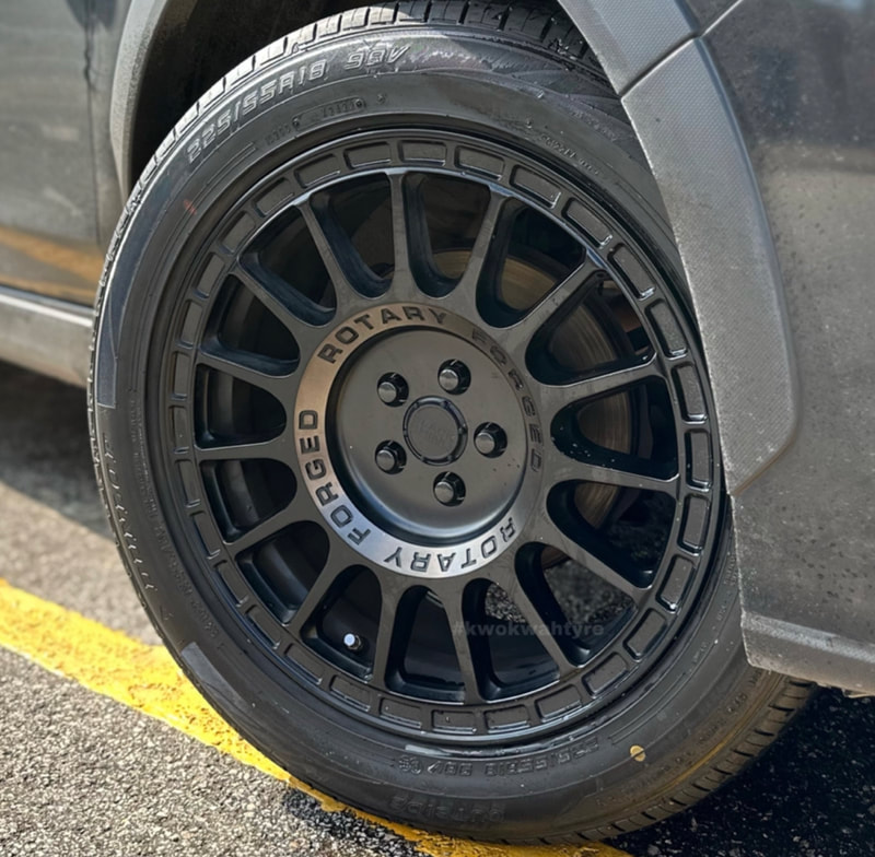 Subaru XV Crosstrek and Black Rhino Sandstorm Wheels and 輪胎店 and tyre shop hk