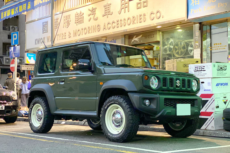 Suzuki Jimny jb74 and crimson Dean CC3 wheels and wheels hk and 呔鈴 and tyre shop and BF Goodrich ko2 tyres