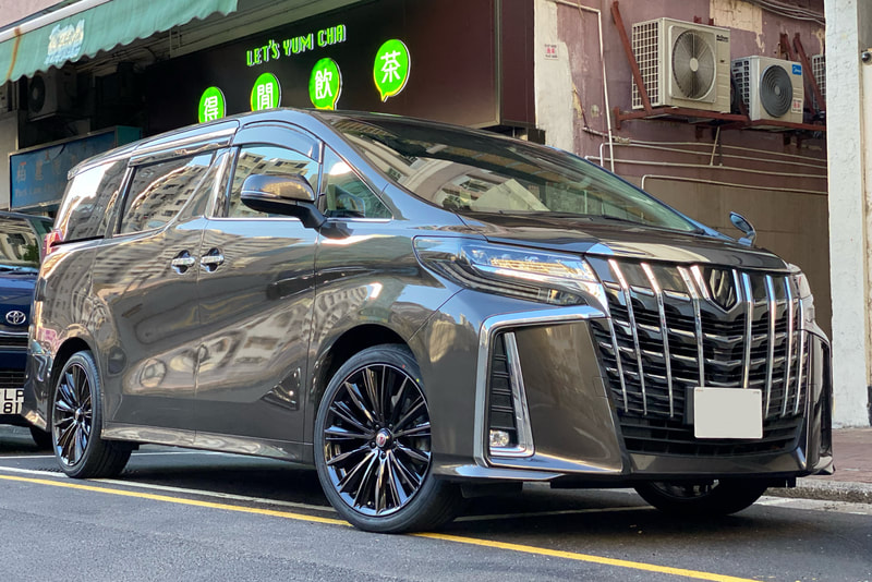 Toyota alphard and vellfire and RAYS Vouge wheels and wheels hk and tyre shop hk and 呔鈴 and yokohama RV02 tyres