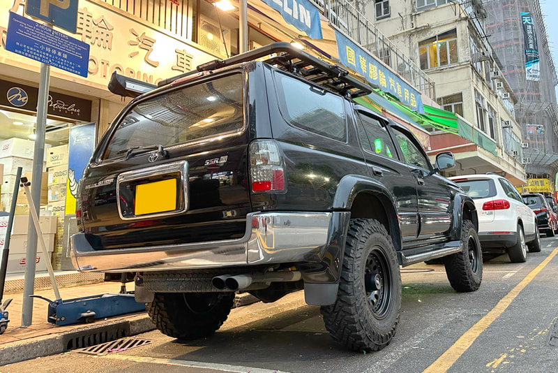 Toyota Hilux Surf and American Racing AR62 Outlaw 2 Wheels and Off road wheels and tyre shop hk