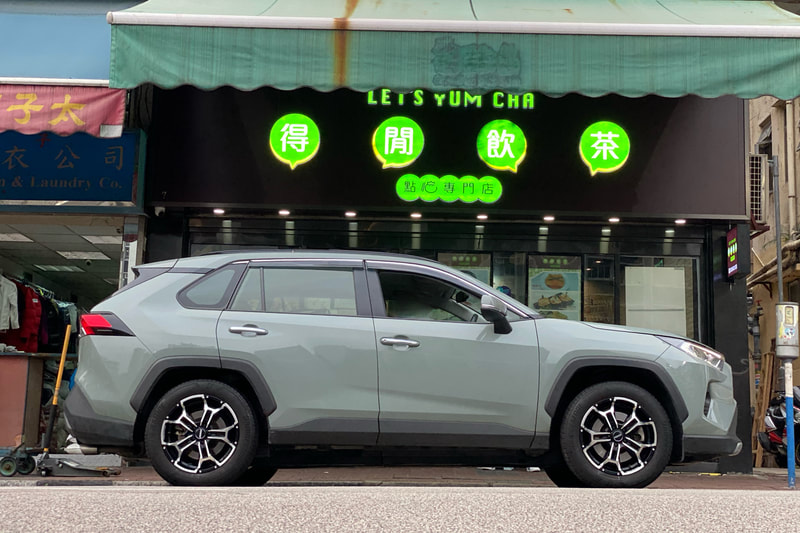 Toyota RAV4 and RAYS DS5 wheels and tyre shop hk and 呔鈴