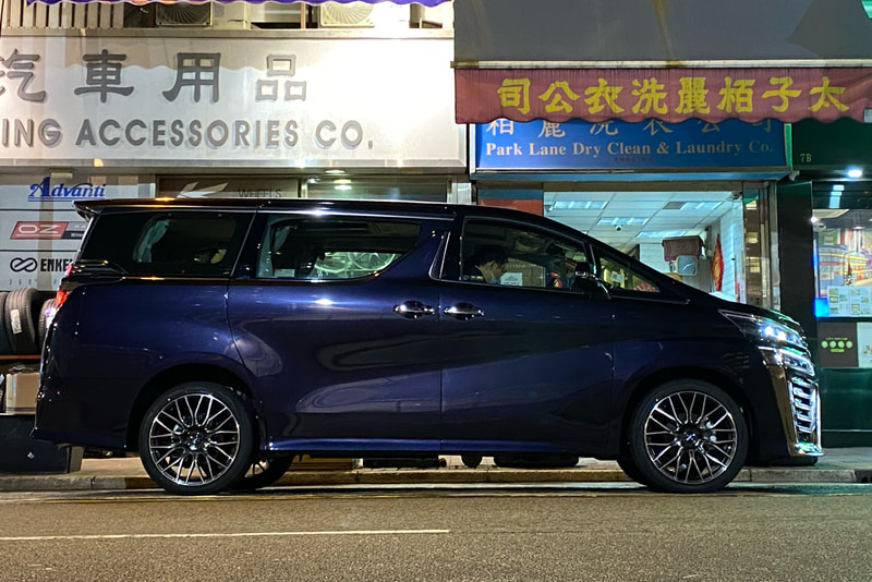 Toyota Vellfire and RAYS CNA Wheels and Wheels hk and 呔鈴