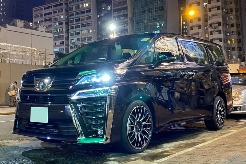 toyota Vellfire and RAYS CNA Wheels and wheels hk and 呔鈴