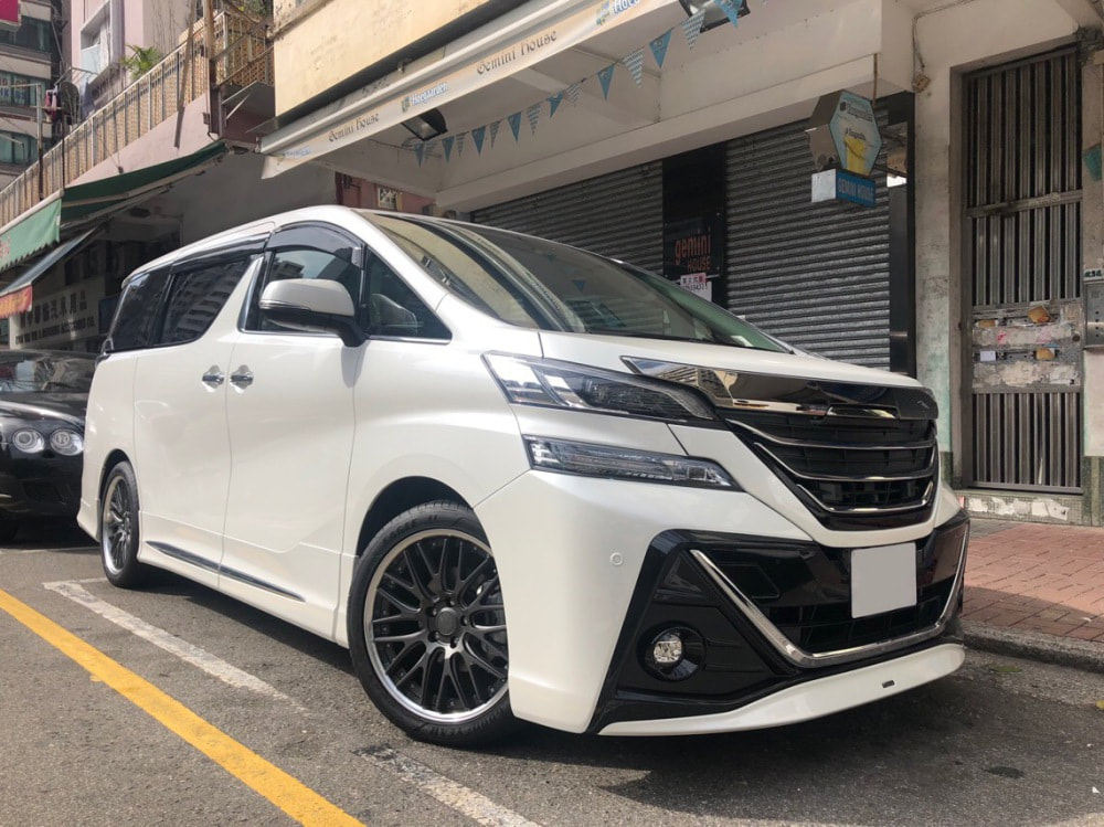 Toyota Vellfire and WORK Gnosis GR204 Wheels and wheels hk and 呔鈴