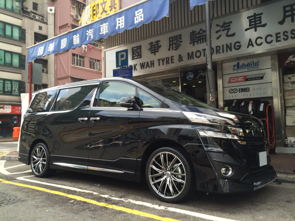 Toyota Alphard and RAYS Versus PALLAS Wheels and wheels hk and 呔鈴
