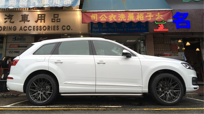 Audi Q7 and Vorsteiner VFF107 Wheels and wheels hk and 呔鈴
