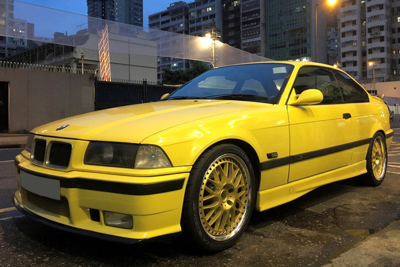 BMW E36 M3 and WORK Wheels VSXX and wheels hk and 呔鈴