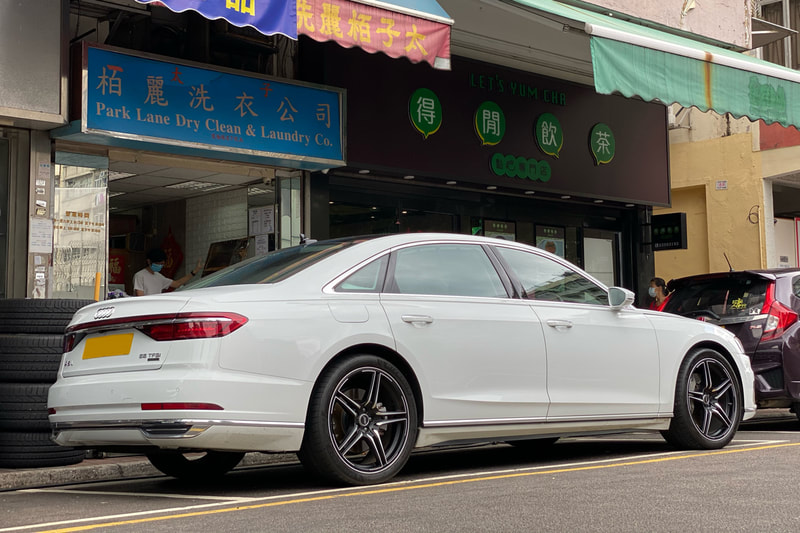 Audi A8 and ABT Sportsline FR Wheels and wheels hk and tyre shop hk and michelin ps4 tyres and 呔鈴