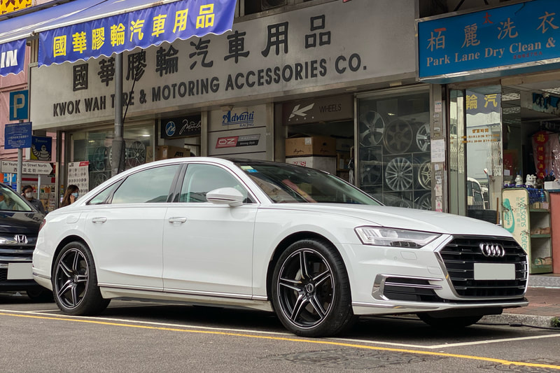 Audi A8 and ABT Sportsline FR Wheels and wheels hk and tyre shop hk and michelin ps4 tyres and 呔鈴