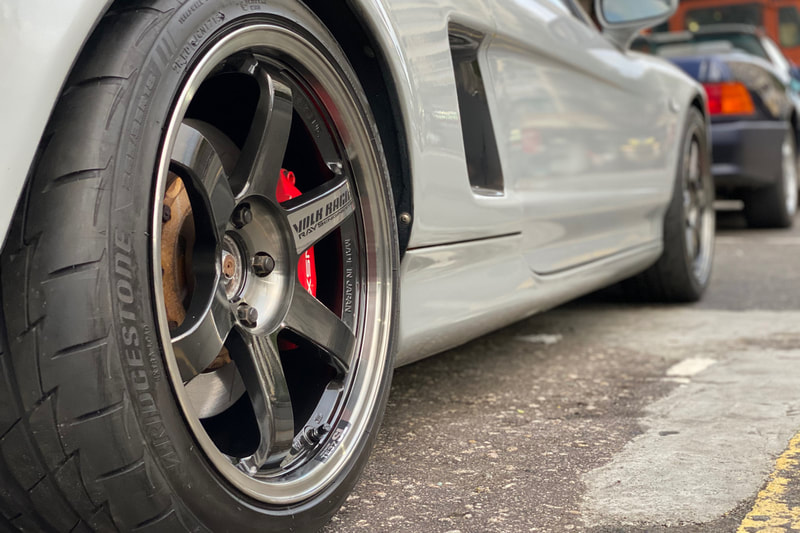 Acura Honda NSX and RAYS Volk Racing TE37SL Wheels and wheels hk and tyre shop hk and 呔鈴