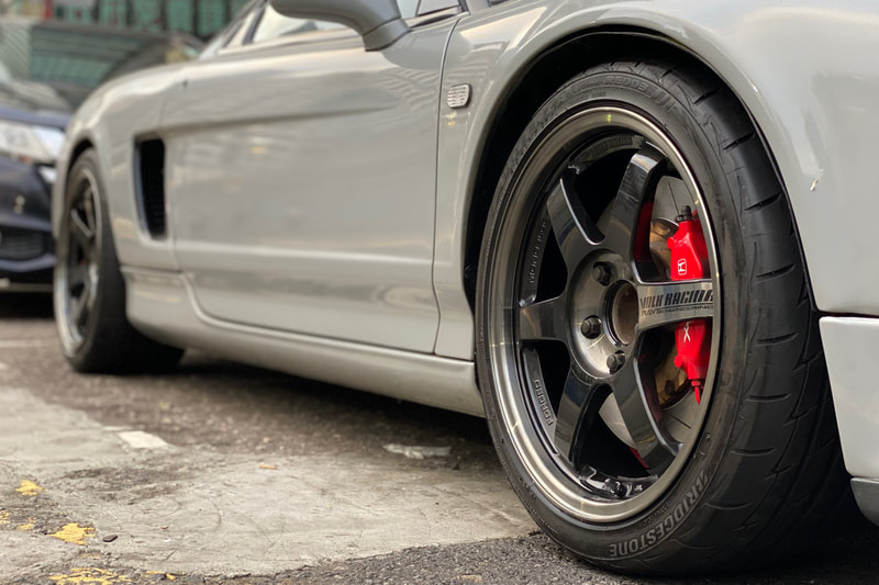 Acura Honda NSX and RAYS Volk Racing TE37SL Wheels and wheels hk and tyre shop hk and 呔鈴