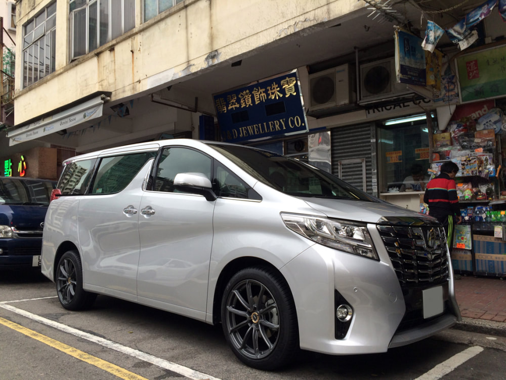 Toyota Alphard and RAYS 57 Getter Wheels and wheels hk and 呔鈴