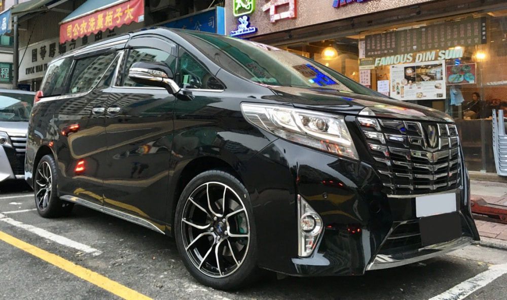 Toyota Alphard and RAYS Gramlights 57ANA Wheels and wheels hk and 呔鈴