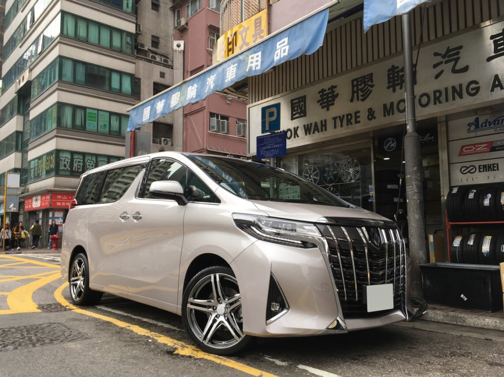Toyota Alphard and RAYS VV52S Wheels and wheels hk and 呔鈴