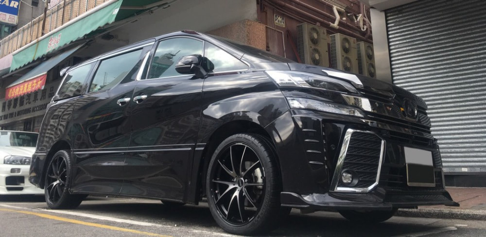 Toyota Vellfire and RAYS G25 and wheels hk and 呔鈴