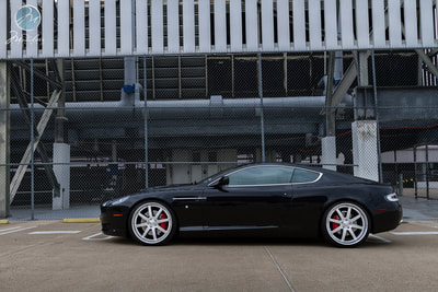 Aston Martin DB9 and Modulare Wheels M16 and 呔鈴