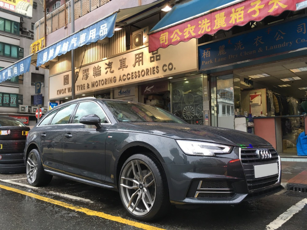 Audi A4 and Vorsteiner Wheels VFF105 and 呔鈴