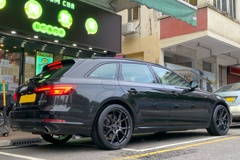 Audi B9 A4 and Vorsteiner Wheels VFF103 and 呔鈴 and wheels hk and michelin ps4s tyre and 輪胎店