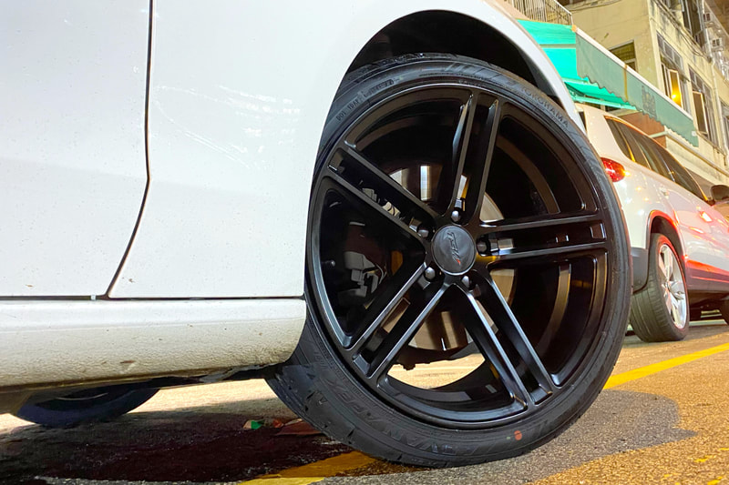 Audi A5 and TSW Chapelle wheels and yokohama v601 tyre and 輪胎店
