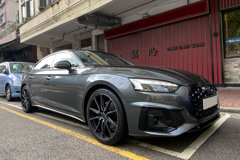 Audi A5 and Vossen HF3  Wheels and Michelin Pilot Sport 4S tyre and 輪胎店
