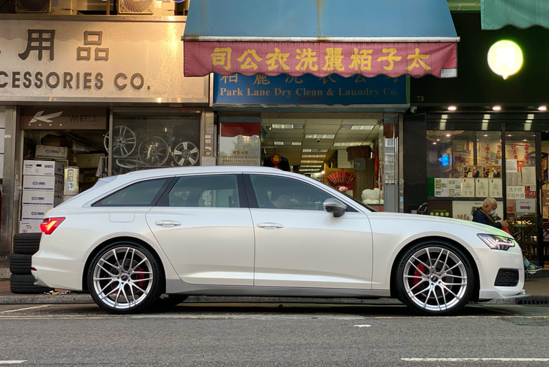 Audi C8 A6 and Breyton Wheels Fascinate and wheels hk and 呔鈴