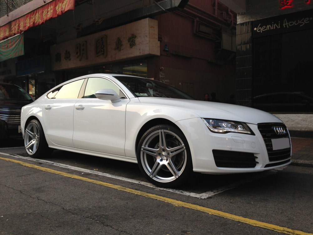 Audi A7 and Incurve Wheels  ICS5 and wheels hk and 呔鈴