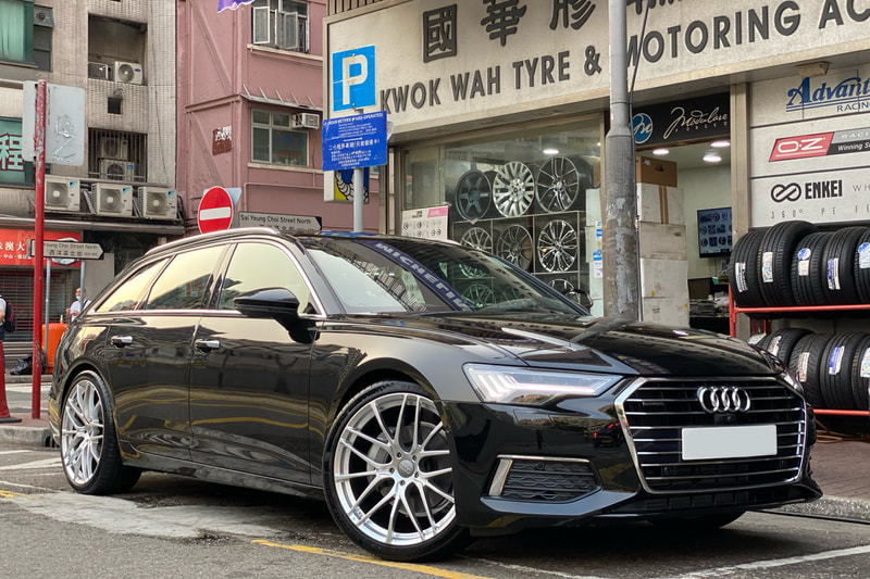 Audi C8 A6 and breyton wheels fascinate and wheels hk and 呔鈴