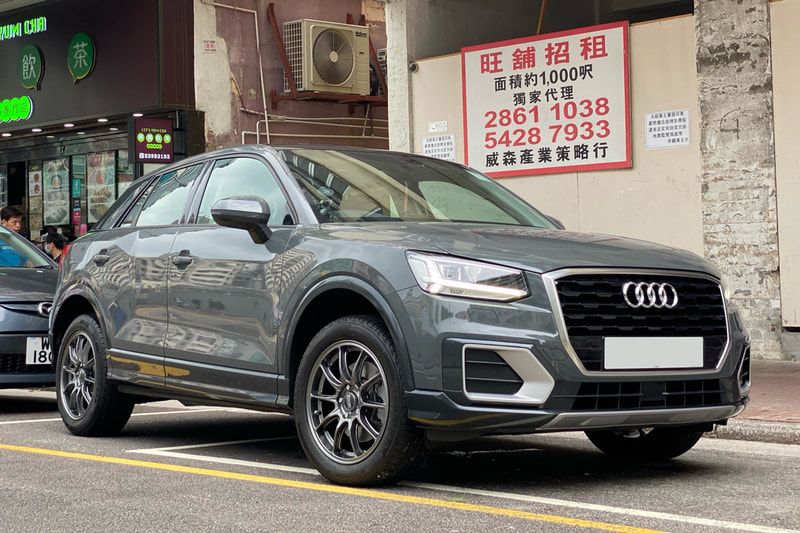 Audi Q2 and Oz racing Hyper GT wheels and wheels hk and tyre shop hk and 呔鈴
