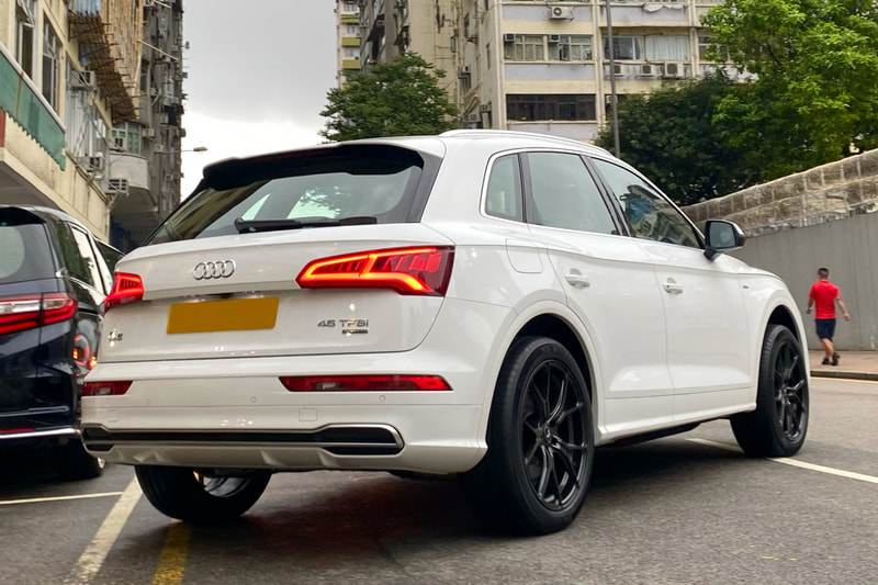 Audi Q5 and Vorsteiner VFF103 Wheels and tyre shop hk and Michelin PS4 SUV tyre and 呔鈴