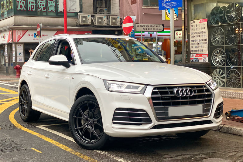 Audi Q5 and Vorsteiner VFF103 Wheels and tyre shop hk and Michelin PS4 SUV tyre and 呔鈴