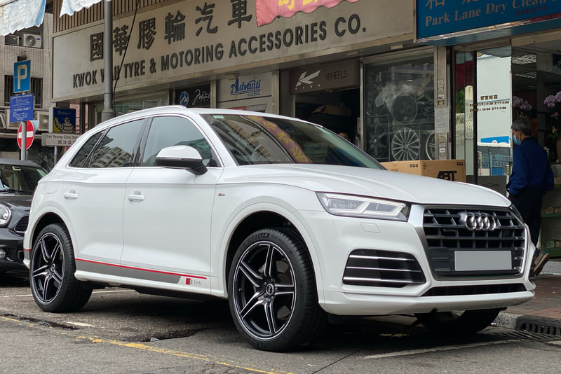 Audi Q5 and ABT Sportsline the FR wheels and wheels hk and 呔鈴 and michelin ps4 suv tyres