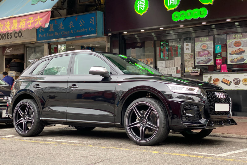 Audi Q5 and ABT Sportsline the FR wheels and wheels hk and 呔鈴 and pirelli scorpion zero tyres
