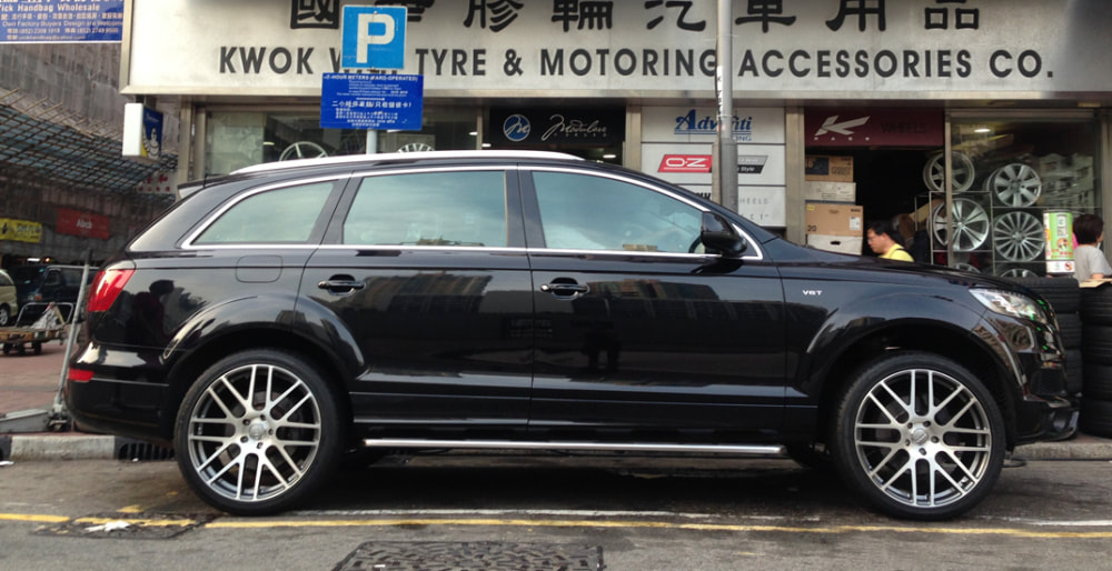 Audi Q7 and Modulare Wheels B14 and wheels hk and 呔鈴