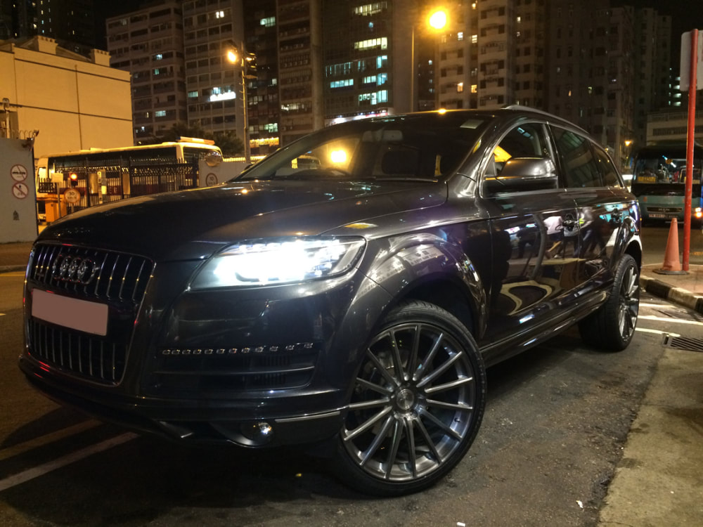 Audi Q7 and Modulare Wheels B33 and wheels hk and 呔鈴