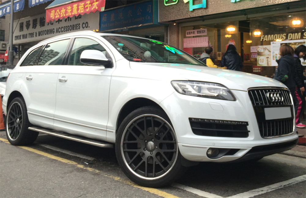 Audi Q7 and Modulare Wheels C1 and wheels hk and 呔鈴