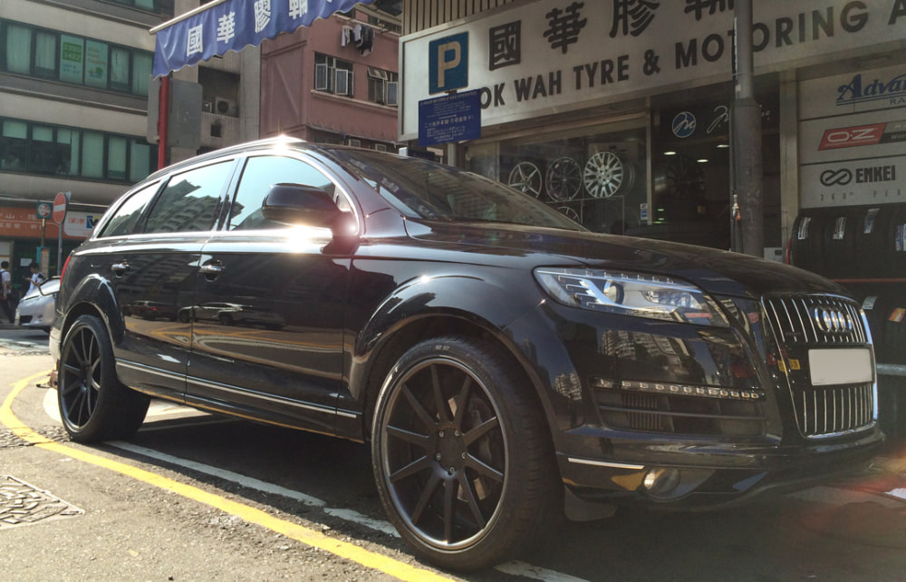 Audi Q7 and Modulare Wheels C15 and wheels hk and 呔鈴