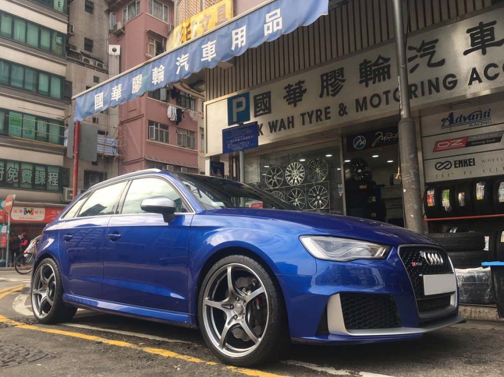 Audi RS3 and RAYS Volk Racing G50 and 呔鈴