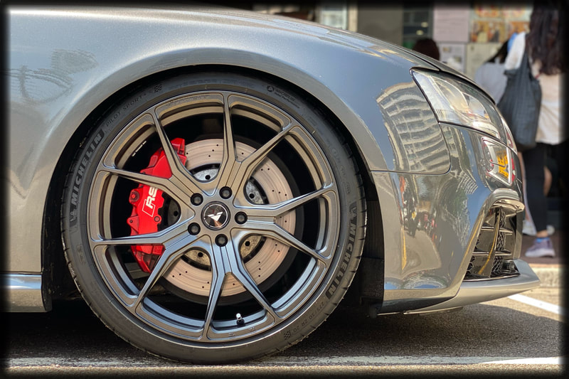 Audi RS5 and Vorsteiner Wheels VFF103 and tyre shop hk and Michelin PS4S tyre and 呔鈴 and 車軨