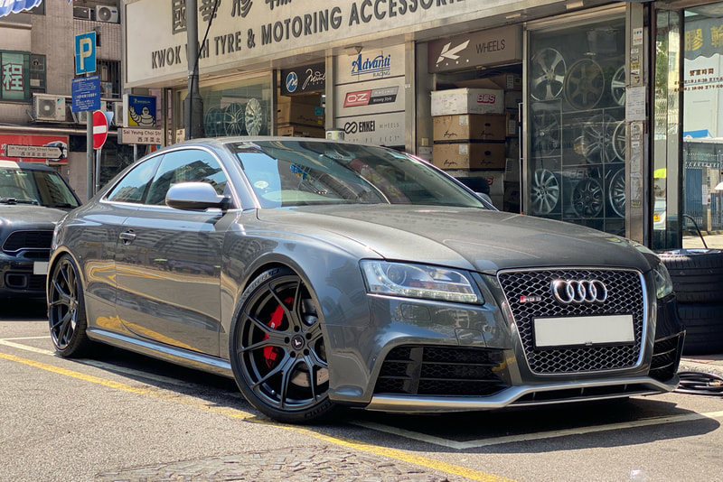 Audi RS5 and Vorsteiner Wheels VFF103 and tyre shop hk and Michelin PS4S tyre and 呔鈴 and 車軨