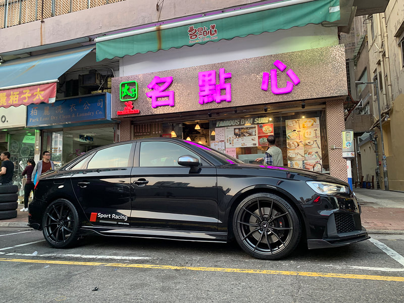 Audi S3 and Vorsteiner Wheels VFF103 and 呔鈴