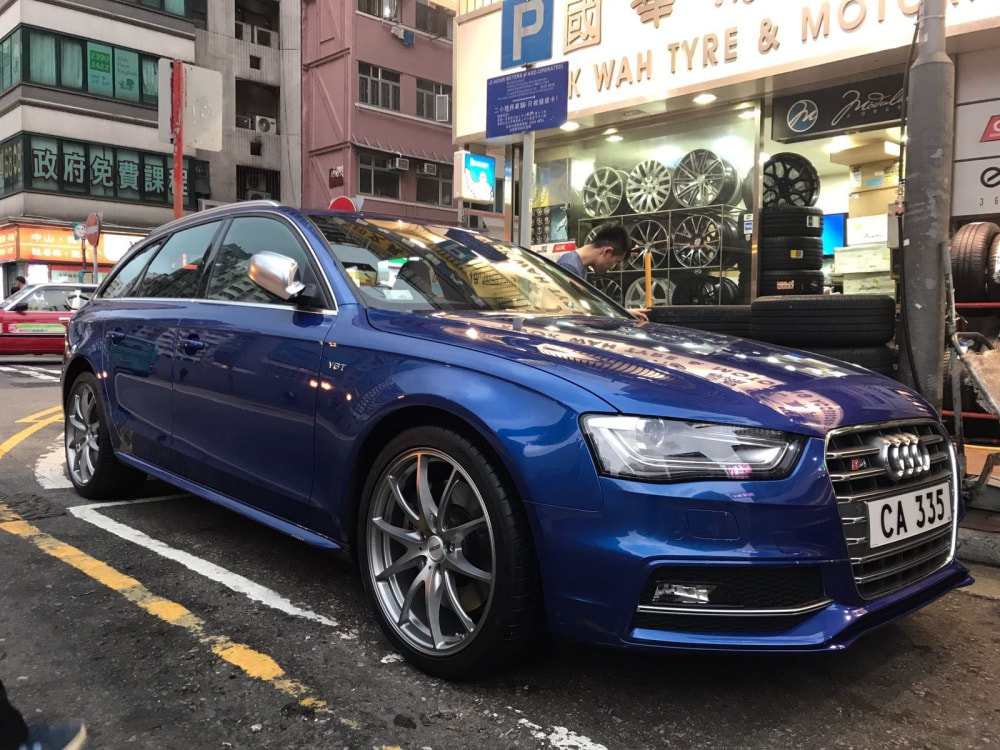 Audi S4 and RAYS Volk and 呔鈴