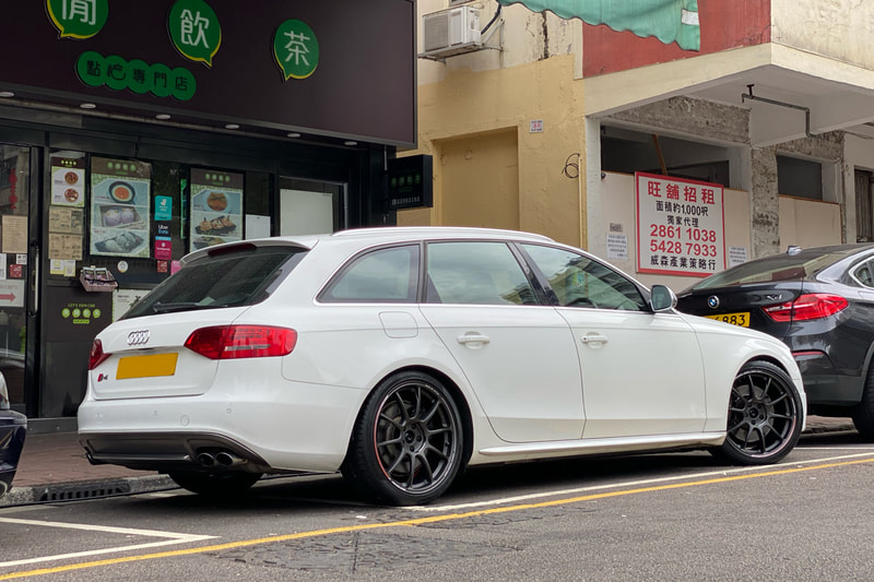 Audi S4 and RAYS ZE40 Wheels and wheels hk and tyre shop hk and pirelli pzero tyres and 呔鈴