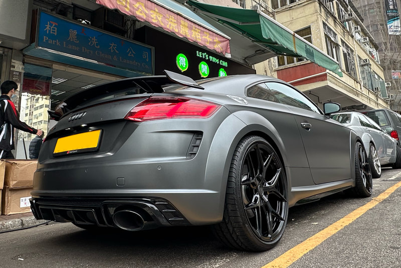 Audi TT and TTRS and Vossen HF5 Wheels and tyre shop hk and wheel shop and 呔鈴店