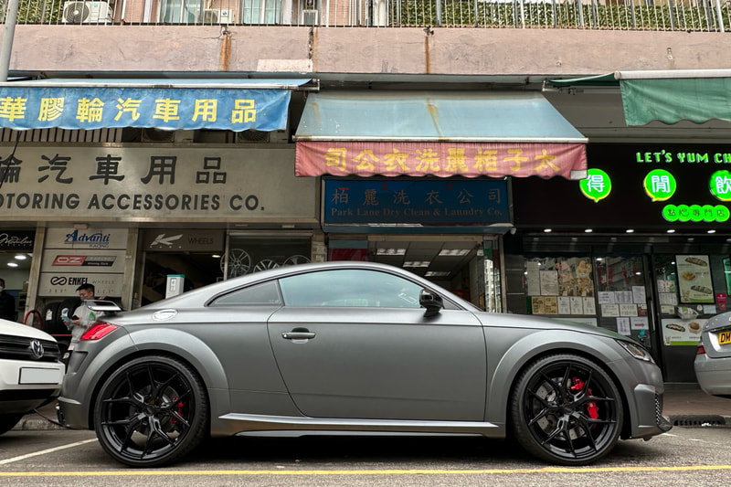 Audi TT and TTRS and Vossen HF5 Wheels and tyre shop hk and wheel shop and 呔鈴店