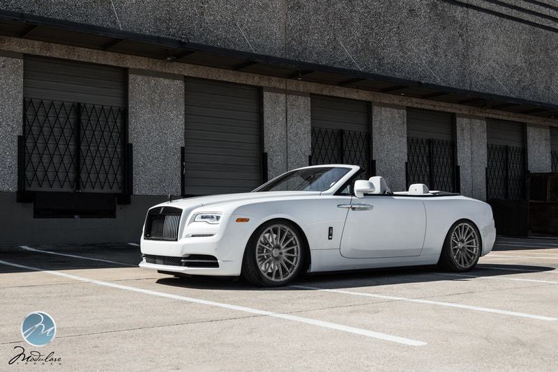 Rolls Royce Dawn and Modulare Wheels B33 and wheels hk and 呔鈴