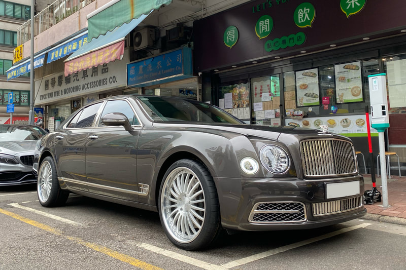 Bentley Mulsanne and Modulare Forged M20 wheels and felgen and tyre shop and bentley hk