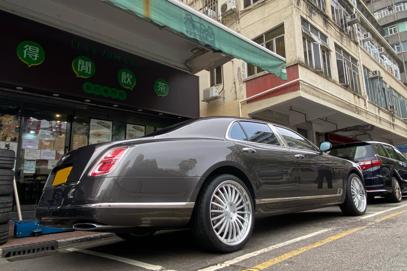 Bentley Mulsanne and Modulare Forged M20 wheels and felgen and tyre shop and bentley hk