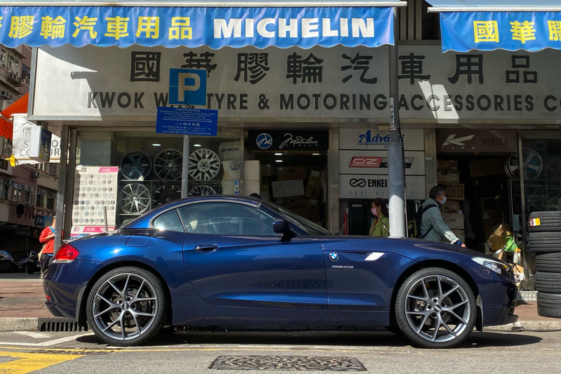 BMW E89 Z4 and BBS SR Wheels and tyre shop and 輪胎店 and goodyear f1a5 tyre