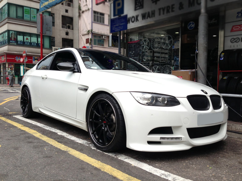 BMW E92 M3 and rays volk racing g25 wheels and wheels hk and 呔鈴