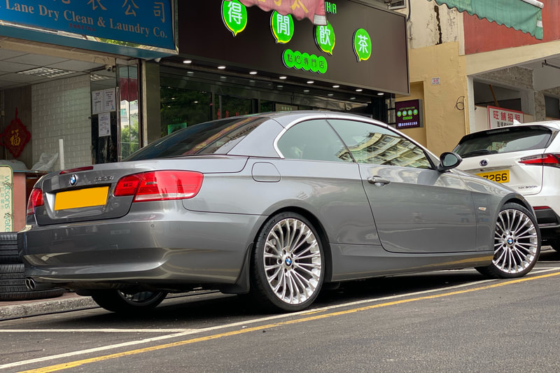 BMW E93 3 Series Cabriolet and Breyton Wheels Race LS2 and wheels hk and tyre shop hk and 呔鈴 and Michelin PS4S tyres